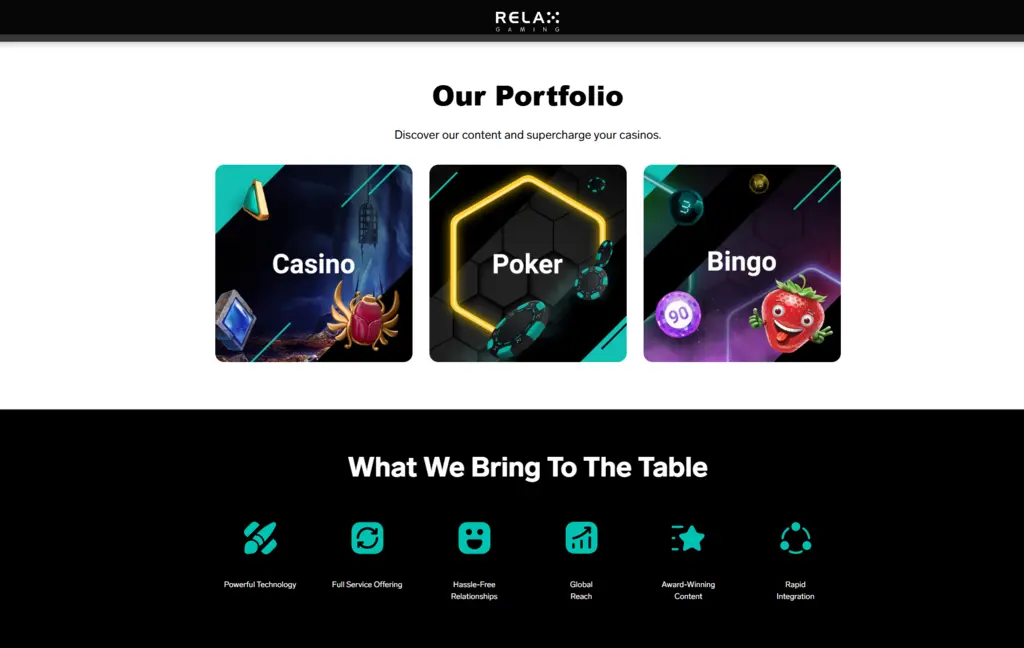 Relax Gaming Products
